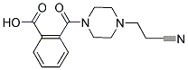 2-([4-(2-CYANOETHYL)PIPERAZIN-1-YL]CARBONYL)BENZOIC ACID Struktur