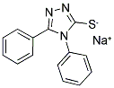 SODIUM 4,5-DIPHENYL-4H-1,2,4-TRIAZOLE-3-THIOLATE Struktur