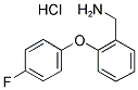 2-(4-FLUOROPHENOXY)BENZYLAMINE HYDROCHLORIDE Struktur