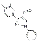 3-(3,4-DIMETHYLPHENYL)-1-PHENYL-1H-PYRAZOLE-4-CARBALDEHYDE Struktur