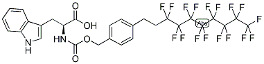 N-(F17 CBZ) L-TRYPTOPHAN Struktur