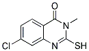 7-CHLORO-2-MERCAPTO-3-METHYL-3H-QUINAZOLIN-4-ONE Struktur