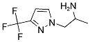 1-METHYL-2-(3-TRIFLUOROMETHYL-PYRAZOL-1-YL)-ETHYLAMINE Struktur