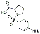 1-(4-AMINO-BENZENESULFONYL)-PYRROLIDINE-2-CARBOXYLIC ACID Struktur