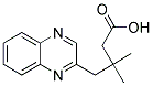 3,3-DIMETHYL-4-QUINOXALIN-2-YL-BUTYRIC ACID Struktur