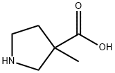 3-METHYL-PYRROLIDINE-3-CARBOXYLIC ACID Struktur