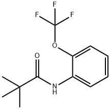 2,2-DIMETHYL-N-[2-(TRIFLUOROMETHOXY)PHENYL]PROPANAMIDE Struktur