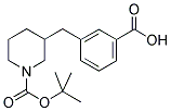 3-((1-(TERT-BUTOXYCARBONYL)PIPERIDIN-3-YL)METHYL)BENZOIC ACID Struktur