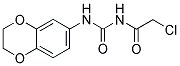 1-(2-CHLORO-ACETYL)-3-(2,3-DIHYDRO-BENZO[1,4]DIOXIN-6-YL)-UREA Struktur