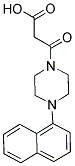 3-[4-(1-NAPHTHYL)PIPERAZIN-1-YL]-3-OXOPROPANOIC ACID Struktur