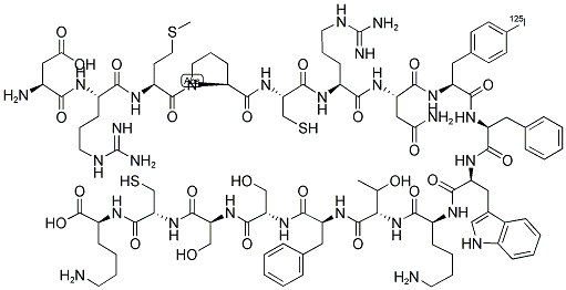 [125I]-CORTISTATIN-17 Struktur