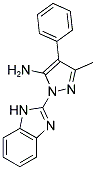 2-(1H-BENZOIMIDAZOL-2-YL)-5-METHYL-4-PHENYL-2H-PYRAZOL-3-YLAMINE Struktur