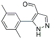 5-(2,5-DIMETHYLPHENYL)-1H-PYRAZOLE-4-CARBALDEHYDE Struktur