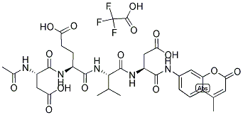 AC-ASP-GLU-VAL-ASP-AMC TFA Struktur