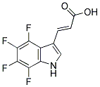 3-(4,5,6,7-TETRAFLUORO-1H-INDOL-3-YL)-ACRYLIC ACID Struktur