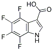 4,5,6,7-TETRAFLUORO-1H-INDOLE-3-CARBOXYLIC ACID Struktur