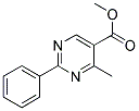 METHYL-2-PHENYL-4-METHYL-5-PYRIMIDINE CARBOXYLATE Struktur