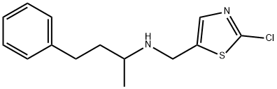 N-[(2-CHLORO-1,3-THIAZOL-5-YL)METHYL]-4-PHENYL-2-BUTANAMINE Struktur