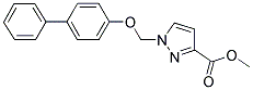 1-(BIPHENYL-4-YLOXYMETHYL)-1 H-PYRAZOLE-3-CARBOXYLIC ACID METHYL ESTER Struktur