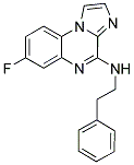 7-FLUORO-N-(2-PHENYLETHYL)IMIDAZO[1,2-A]QUINOXALIN-4-AMINE Struktur