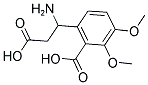 6-(1-AMINO-2-CARBOXY-ETHYL)-2,3-DIMETHOXY-BENZOIC ACID Struktur