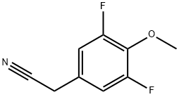 3,5-DIFLUORO-4-METHOXYPHENYLACETONITRILE Struktur