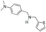 N,N-DIMETHYL-4-(((THIEN-2-YLMETHYL)AMINO)METHYL)ANILINE Struktur