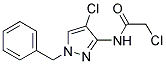 N-(1-BENZYL-4-CHLORO-1H-PYRAZOL-3-YL)-2-CHLORO-ACETAMIDE Struktur