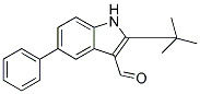 2-TERT-BUTYL-5-PHENYL-1H-INDOLE-3-CARBALDEHYDE Struktur