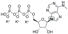 N6-METHYL-ADENOSINE-5'-TRIPHOSPHATE, POTASSIUM SALT Struktur