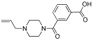 3-(4-ALLYL-PIPERAZINE-1-CARBONYL)-BENZOIC ACID Struktur