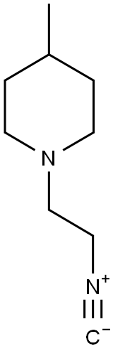 1-(2-ISOCYANO-ETHYL)-4-METHYL-PIPERIDINE Struktur