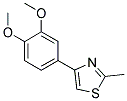 4-(3,4-DIMETHOXY-PHENYL)-2-METHYL-THIAZOLE Struktur