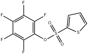 2,3,4,5,6-PENTAFLUOROPHENYL 2-THIOPHENESULFONATE Struktur