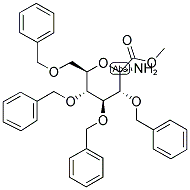 2,3,4,6-TETRABENZYL-D-GLUCOPYRANOSYL-1-ALPHA-AMINO-1-BETA-CARBOXYLIC ACID METHYL ESTER Struktur