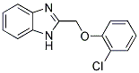 2-[(2-CHLOROPHENOXY)METHYL]-1H-BENZIMIDAZOLE Struktur