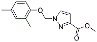 1-(2,4-DIMETHYL-PHENOXYMETHYL)-1 H-PYRAZOLE-3-CARBOXYLIC ACID METHYL ESTER Struktur