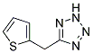 5-THIOPHEN-2-YLMETHYL-2H-TETRAZOLE Struktur