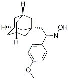 (1E)-2-(1-ADAMANTYL)-1-(4-METHOXYPHENYL)ETHANONE OXIME Struktur