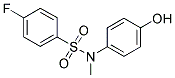 4-FLUORO-N-(4-HYDROXY-PHENYL)-N-METHYL-BENZENESULFONAMIDE Struktur