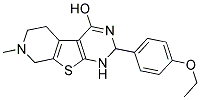 2-(4-ETHOXYPHENYL)-7-METHYL-1,2,5,6,7,8-HEXAHYDROPYRIDO[4',3':4,5]THIENO[2,3-D]PYRIMIDIN-4-OL Struktur