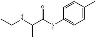 2-(ETHYLAMINO)-N-(4-METHYLPHENYL)PROPANAMIDE Struktur