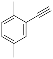 2-ETHYNYL-1,4-DIMETHYLBENZENE Struktur