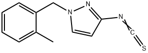 3-ISOTHIOCYANATO-1-(2-METHYL-BENZYL)-1H-PYRAZOLE Struktur