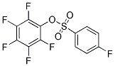 2,3,4,5,6-PENTAFLUOROPHENYL 4-FLUOROBENZENESULFONATE Struktur