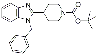 4-(1-BENZYL-1H-BENZOIMIDAZOL-2-YL)-PIPERIDINE-1-CARBOXYLIC ACID TERT-BUTYL ESTER Struktur