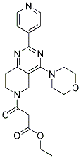 3-(4-MORPHOLIN-4-YL-2-PYRIDIN-4-YL-7,8-DIHYDRO-5H-PYRIDO[4,3-D]PYRIMIDIN-6-YL)-3-OXO-PROPIONIC ACID ETHYL ESTER Struktur