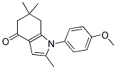 1-(4-METHOXYPHENYL)-2,6,6-TRIMETHYL-5,6,7-TRIHYDROINDOL-4-ONE Struktur