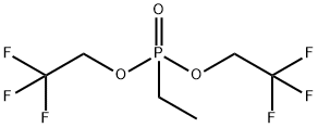 BIS-TRIFLUOROMETHYL ETHYLPHOSPHONATE Struktur