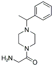 2-AMINO-1-[4-(1-PHENYL-ETHYL)-PIPERAZIN-1-YL]-ETHANONE Struktur